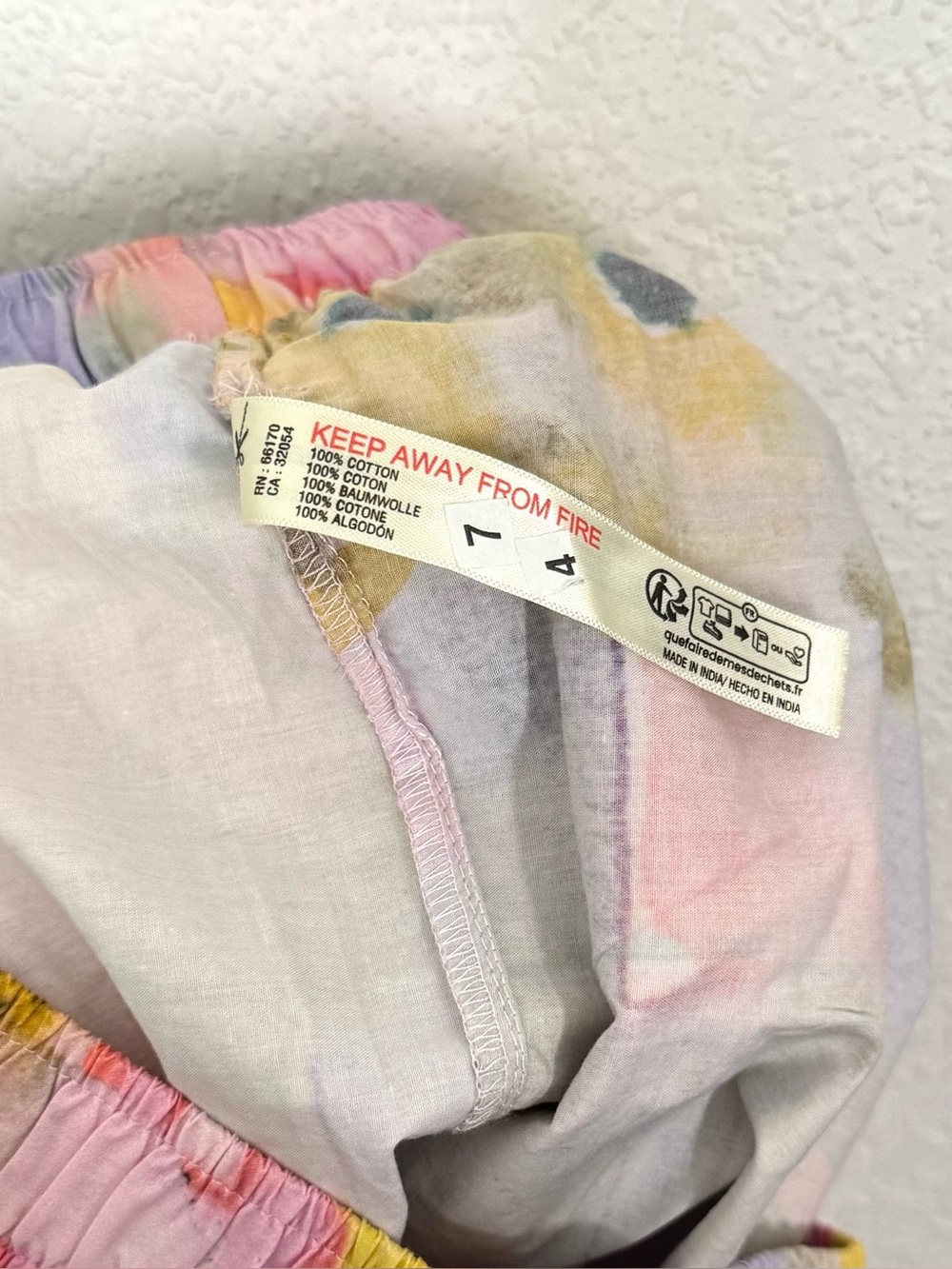 Lyre Bird x Yumi Kimura Anthropologie Wren Boxer Wide Leg Pajama Pant Medium NEW - Picture 7 of 7